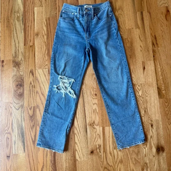 Madewell The Perfect Vintage Straight Jeans •27• - Picture 2 of 4